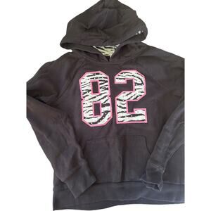 Danskin Black Hoodie With Zebra 82 size 10-12
